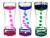 Pack of 3 Single Liquid Timers Assorted Colours by Playlearn (Toy)
