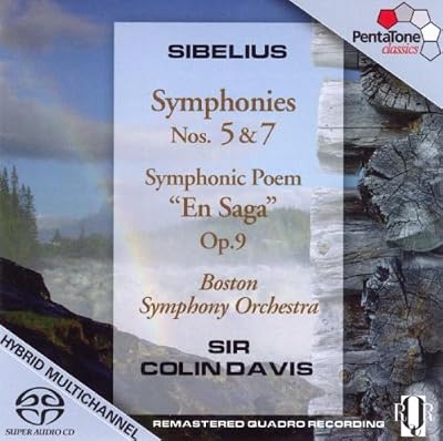 Pentatone Sibelius: Symphonies Nos. 5 & 7; En Saga [Hybrid SACD]
