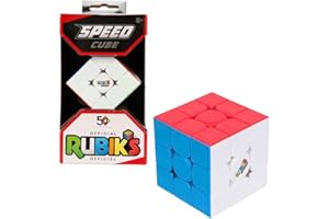 Rubik's - Speed Cube 3x3, original Ultra-leichtgängiger Zauberwürfel mit Magneten, hochwertige Verarbeitung für Einsteiger und Speedcubing-Profis, ab 8 Jahren