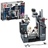 lego star wars leia El juguete para construir que reproduce la escena de la Estrella de la Muerte (desplegado) mide más de 15 cm de altura, 16 cm de ancho y 8 cm de profundidad.