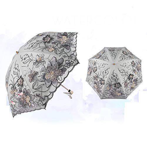 Preisvergleich Produktbild Ls3 Spitzenschirm Damen Mode Accessoire Brautschirm Hochzeitsschirm