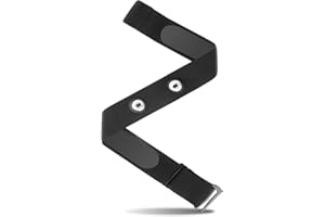 STARKVISTA Heart Rate Monitor Chest Replacement Strap, Adjustable HRM Strap, Soft Elastic Chest Mount for Garmin, Polar, Wahoo, Powerlabs, Uptivo, HRM Transmitters, Compatible with 45mm Equipment