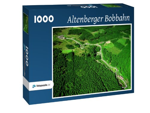 Preisvergleich Produktbild Altenberger Bobbahn - Puzzle 1000 Teile mit Bild von oben