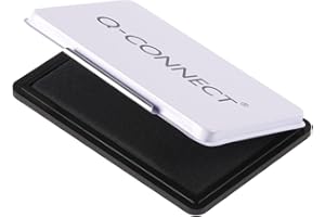 Q-Connect Medium Stamp Pad Black, 110 x 70 cm