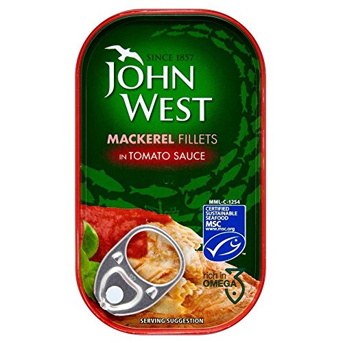 Preisvergleich Produktbild John West Filets von Makrele in Tomatensauce (125g)