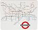 Produktbild Transport for London, London Underground Tube Map gedruckte Computer-Mousepad