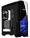 Price comparison product image ROSEWILL ATX Case , Mid Tower Case with Blue LED Fan / Gaming Case for PC with Side Window Panel & 3 Fans Pre-Installed , Computer Case 2 x USB3.0 Port - NAUTILUS