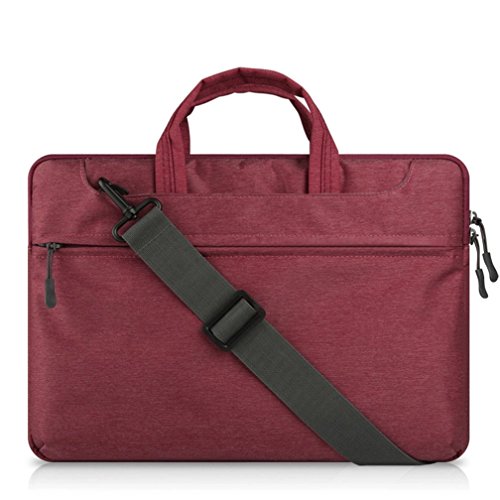 GADIEMENSS Waterproof Laptop Shoulder Briefcase Bag Portable Computer case handbag For Apple Macbook Air Pro and other Notebook