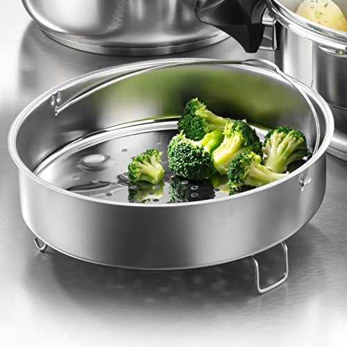 BEEM Vitatherm, 4.0 + 6.0 L Schnellkochtopf mit Einhandbedienung und Marathon BIO-LON Ceramic Antihaftversiegelung, Edelstahl - 7