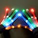 Price comparison product image LED Colorful Gloves Flashing Finger Lighting Gloves for Clubbing Dancing Rave Birthday EDM Disco Light Show Christmas, Disco, Club Disc, Concert, Party, Birthday, Sport by Alxcio - Colorful Light 1