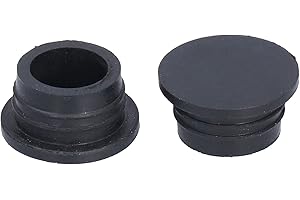 ALVINLITE 2 pièces Pare-Chocs en Caoutchouc pour échelle de Piscine mâle Pare-Chocs d'échelle Noire pour échelles de Piscine