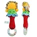 Demiawaking 22cm Developmental Animal Soft Stuffed Infant Baby Plush Toys Rattles Kids Activity Spiral Bed Strollers Toys Cradles