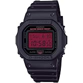 Casio DW-5600BBR-1DR Kol Saati, G-Shock, Digital, Siyah, Erkek