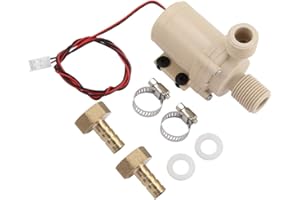 Dekaim Wasserpumpe, DC 12V Solar Wasserpumpe Heiß-/Kühlwasserumwälzpumpe Tauchwasserpumpen