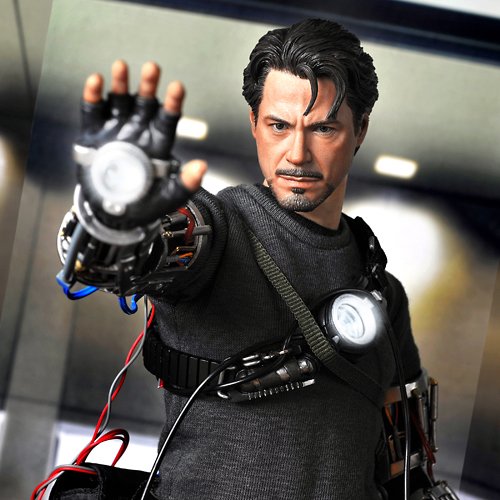 Iron Man ~ Movie Masterpiece 12 inch Action Figure Tony Stark Mech Test