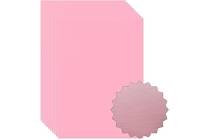 ASENME Pack de cartulinas texturizadas A3, 8 unidades-250 gramos (A3 / 8 Unidades, Rosa pastel)