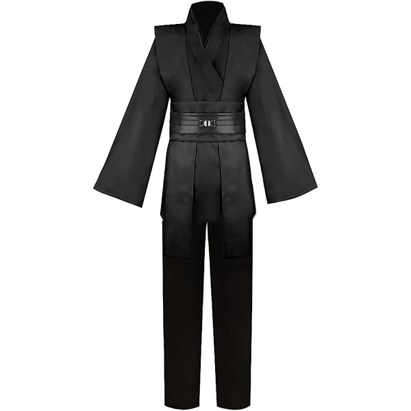 helymore Jedi-kostuum, voor heren, cosplay, robe, tuniek met capuchon, uniform, volwassenen, Medieval Wars, ridder, Halloween, party, kostuum, volledige outfit, 3XL