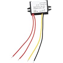 Convertisseur Buck IP67 Convertisseur AC/DC 10-28V Vers 12V - Module Alimentation 3A - Étanche IP67 - Pour Écran Voiture, Caméra, Ventilateur Alimentation 12V 3A