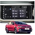 ANDEAL GUARDS Tempered Glass Screen Protector Compatible With Volkswagen Virtus Touchscreen,Car Accessories Navigation System (Transparent) (Virtus,Volkswagen)