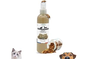 Floralpina Spray Propolis pour Chien et Chat 250ml |Spray Buccal | Soulage Les Maux de Gorge et stimule Les Défenses Immunitaires | sans Alcool
