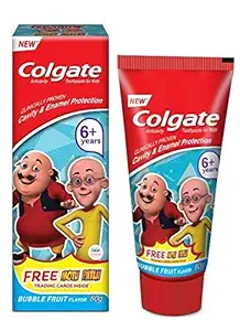 Colgate Kids Anticavity Motu Patlu Toothpaste (6+ years), Bubble Fruit flavour ? 80gm