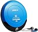 Price comparison product image Blue Color Groov-e GVPS110 Retro Series Personal CD Player with Earphones.