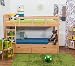Produktbild Etagenbett / Stockbett "Easy Möbel" K11/n inkl. 2 Schubladen und 2 Abdeckblenden, Kopf- und Fußteil mit Löchern, Buche Vollholz massiv Natur - Maße: 90 x 200 cm, teilbar