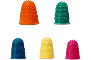 USTNIR Dedales de Goma Almohadilla,Dedal de Goma de Oficina,Dedales de Goma,Reutilizable Dedos de Goma,Dedal de Goma Dedos Protectores,para Recuento de Dinero Recopilación Escritura