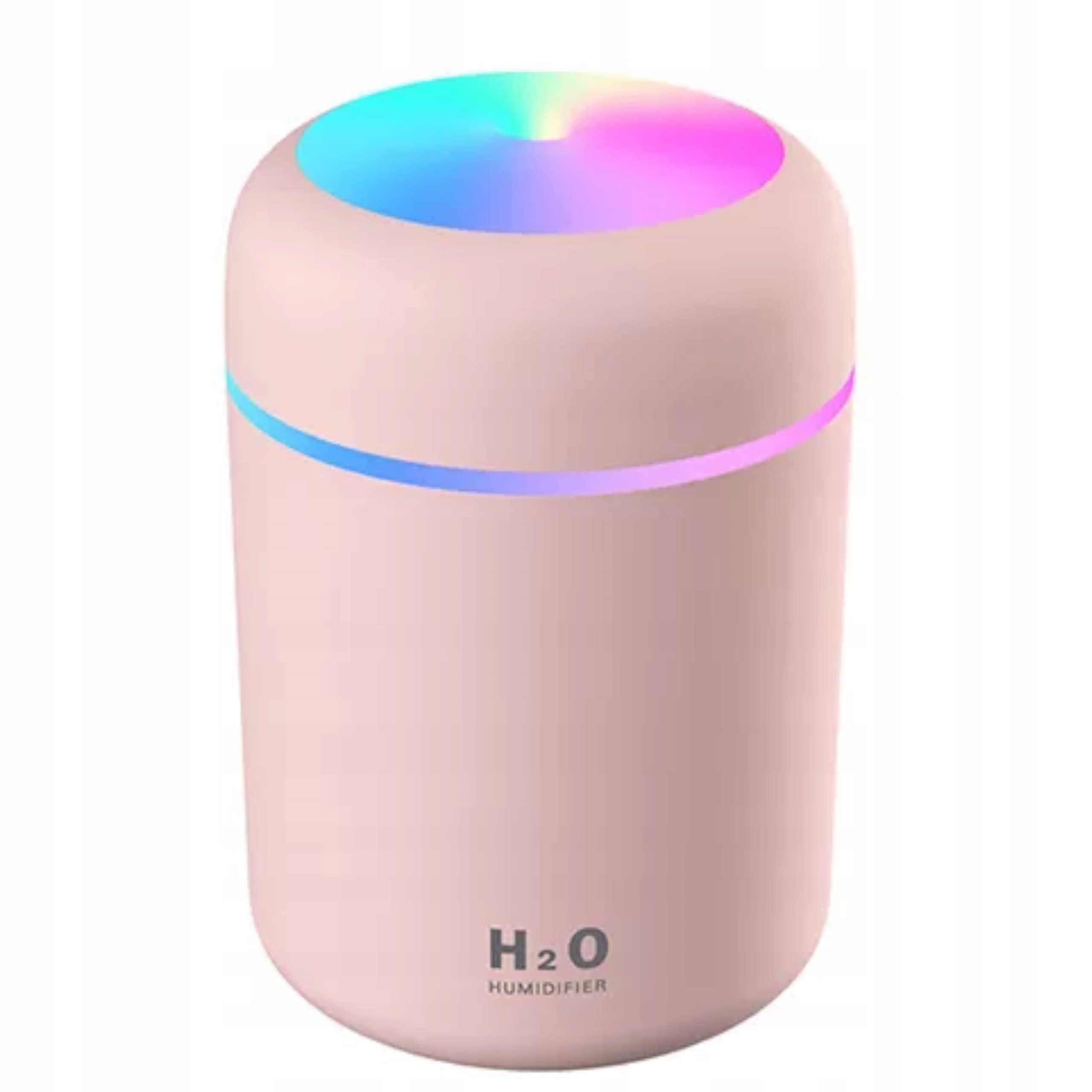 SELLER ZONE Humidifiers with Colorful Light for Room, Bedroom, Office, Car (Pink)300ml milliliter