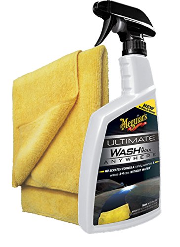 Preisvergleich Produktbild Meguiar 's Reiniger Reinigung ohne Wasser mit Wachs + Mikrofasertuch 1 Stück
