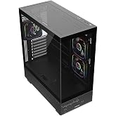 FAZEON F17 ATX Gaming Bilgisayar Kasası, 850W 80+ Bronze G&uuml;&ccedil; Kaynağı, ARGB Aydınlatmalı 3x120mm Fan, Siyah, Temperli Cam Yan 