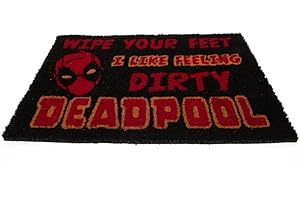1ART1 Deadpool Marvel Wipe Your Feet wycieraczka 40 x 60 x 1,3 cm