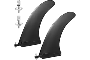 Zocipro Sup Finne, 2 sztuki, zdejmowana deska surfingowa SUP z 4 śrubami, wzmocniona, nylonowa, centralna płetwa, do deski SUP, nadmuchiwany kajak, długa deska