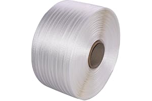 BigLe Umreifungsband 19 mm gewebt Textilband 600 m Kraftband zum Holzbündeln