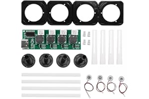 HONSEADEK Modulo umidificatore a quattro spruzzi, 1,2 mm, FR-4, kit fai da te per creare nebbie e scheda driver, USB di tipo C DC5 V (kit modulo 2)