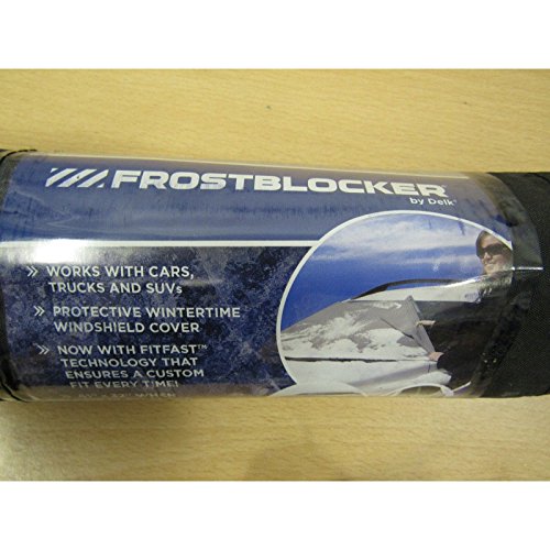 Delk DELK FROST BLOCKER WINDSCREEN ICE FROST COVER + FREE WING MIRROR COVERS Buy Online in