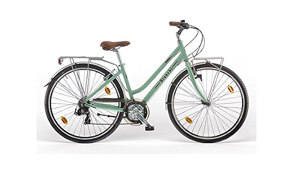 Bianchi Spillo Rubino Deluxe 21V Donna CelesteVintage Misura 43 : Sport e  tempo libero