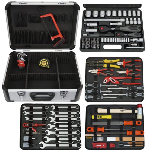 Famex 723-47 Mechaniker Werkzeugkoffer Komplettset, 130/170-teilig - 2