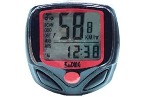 Romote LCD vélo Cycle Ordinateur de vélo Compteur kilométrique Compteur de Vitesse