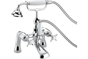 Bristan N BSM C CD 1901 Pillar Bath Shower Mixer - Chrome