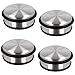 Produktbild 4 Türstopper Flach aus Edelstahl | 1,1 Kg Schwer - Massiv | Ohne Montage | Tür Stopper Set für Boden
