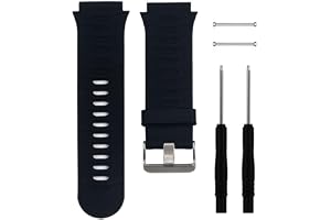 INF Armband för Garmin Forerunner 920XT Silikon Svart Mjuka justerbara sport armband
