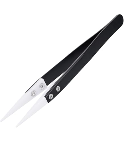 Set 3 Pinzette In Ceramica Bestgle - Anti-magnetiche, Resistente Al Calore Per Elettronica E Gioielli