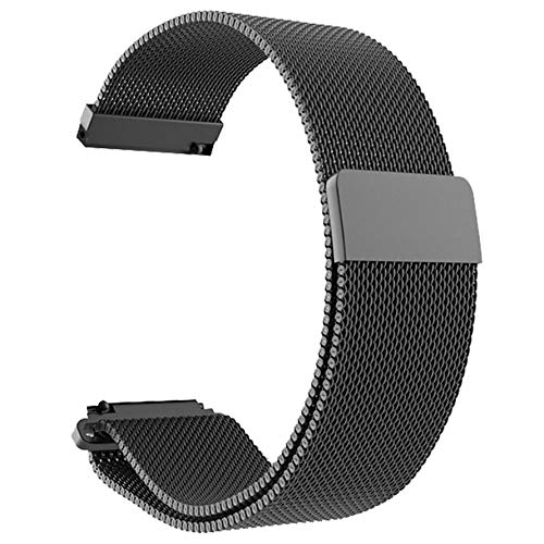 Preisvergleich Produktbild Huihuiya Edelstahlarmband Uhrenarmband für Xiaomi Amazfit Bip Youth Watchblack