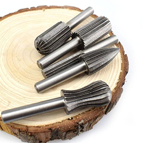 6 Holz-Holz Bohrer Set HSS Fräser Dremel Hartmetall HSS Micro Bohrer DIY Rotary Tool - 4