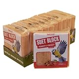Suet to Go Wild Bird Peanut and Cherry Value Suet, 300 g, Pack of 10