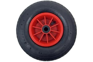 KetoPlastics 12" pneumatic wheel 4.00-6 sack truck/trolley/wheel barrow wheel 16MM BORE