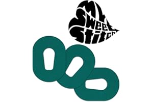 ‎MYSWEETSTITCH MySweetStitch 10 x Dexcom G6 Pflaster, Außen Ø 70 x 55mm, wasserfest, atmungsaktiv, hautfreundlich, Made in Germany, Petrol