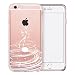 Produktbild iPhone 6S Plus Hülle, TrendyBox Transparent Weiche TPU Ränder mit hartem PC Rückdeckel Schutzhülle Hülle für iPhone 6/6S Plus mit Gehärtetem Glas Displayschutzfolie (Weiße Musik)