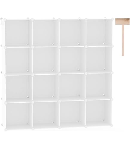 Étagère Cube En Grille Métallique 12 Compartiments Bonnlo - 107x37x140 Cm, Rangement Modulable, Noir